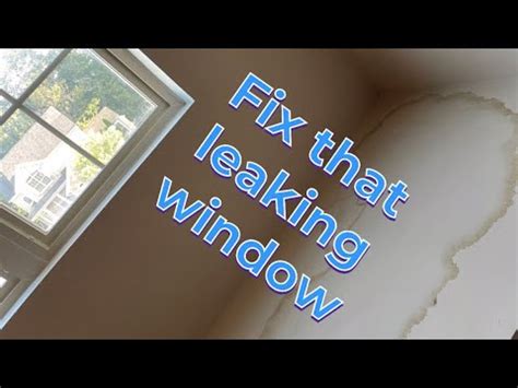 fix leaking window frame|How to fix a leaking window frame with Flex Shot